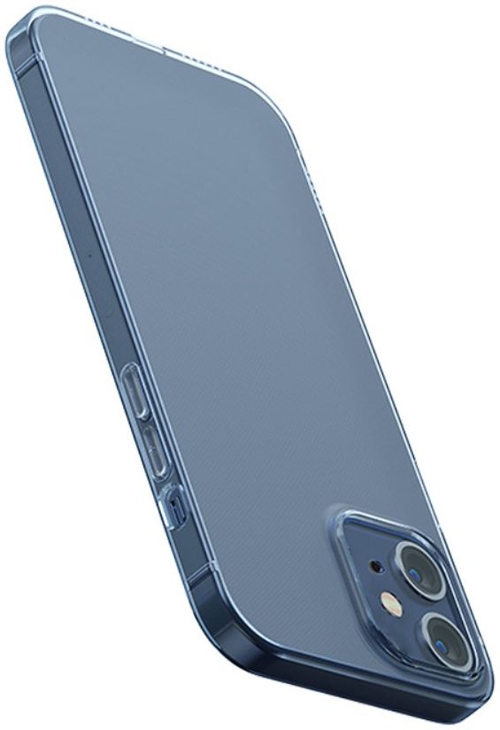Baseus Simple Apple iPhone 12 TPU Hoesje Transparant afbeelding 2