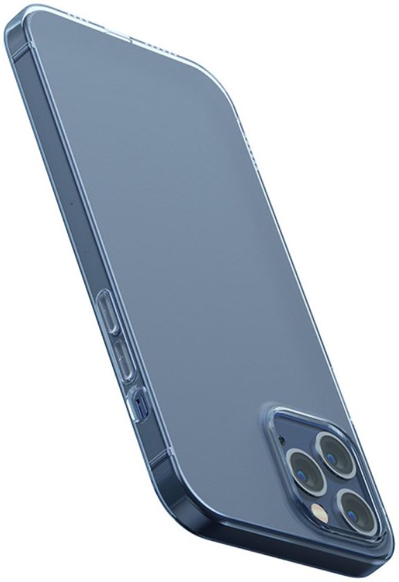 Baseus Simple Apple iPhone 12 Pro TPU Hoesje Transparant afbeelding 2