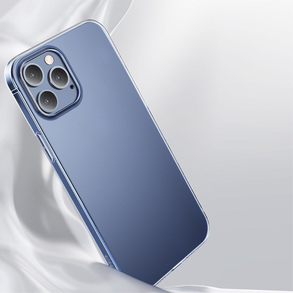 Baseus Simple Apple iPhone 12 Pro TPU Hoesje Transparant afbeelding 3