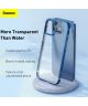 Baseus Shining Apple iPhone 12 Mini Hoesje TPU Transparant Blauw