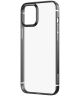 Baseus Shining Apple iPhone 12 Mini Hoesje TPU Transparant Zwart