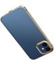 Baseus Shining Apple iPhone 12 Mini Hoesje TPU Transparant Goud