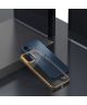 Baseus Shining Apple iPhone 12 Hoesje TPU Transparant Goud