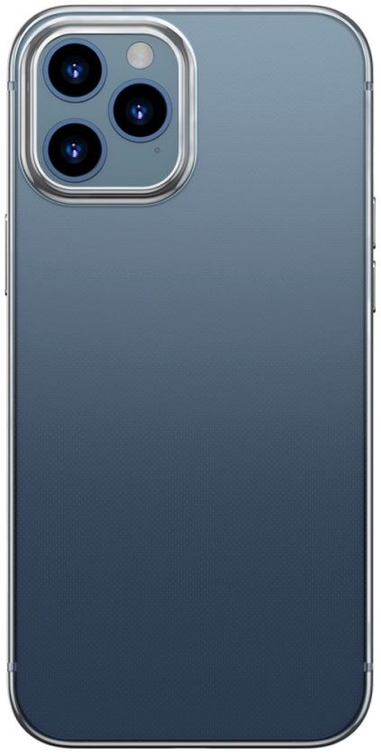 Baseus Shining Apple iPhone 12 Pro Hoesje TPU Transparant Grijs afbeelding 1
