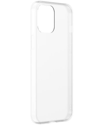 Baseus Frosted Glass Apple iPhone 12 Mini Hoesje TPU Matte Wit Hoesjes