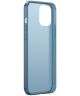 Baseus Frosted Glass Apple iPhone 12 / 12 Pro Hoesje TPU Matte Blauw