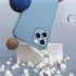 Baseus Frosted Glass Apple iPhone 12 Pro Max Hoesje TPU Matte Blauw afbeelding 5