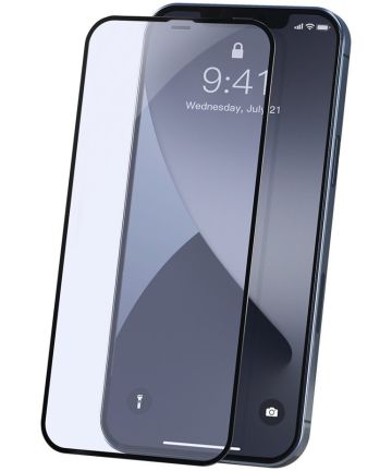 Baseus Curved Volledig Dekkende Tempered Glass iPhone 12 / 12 Pro Screen Protectors