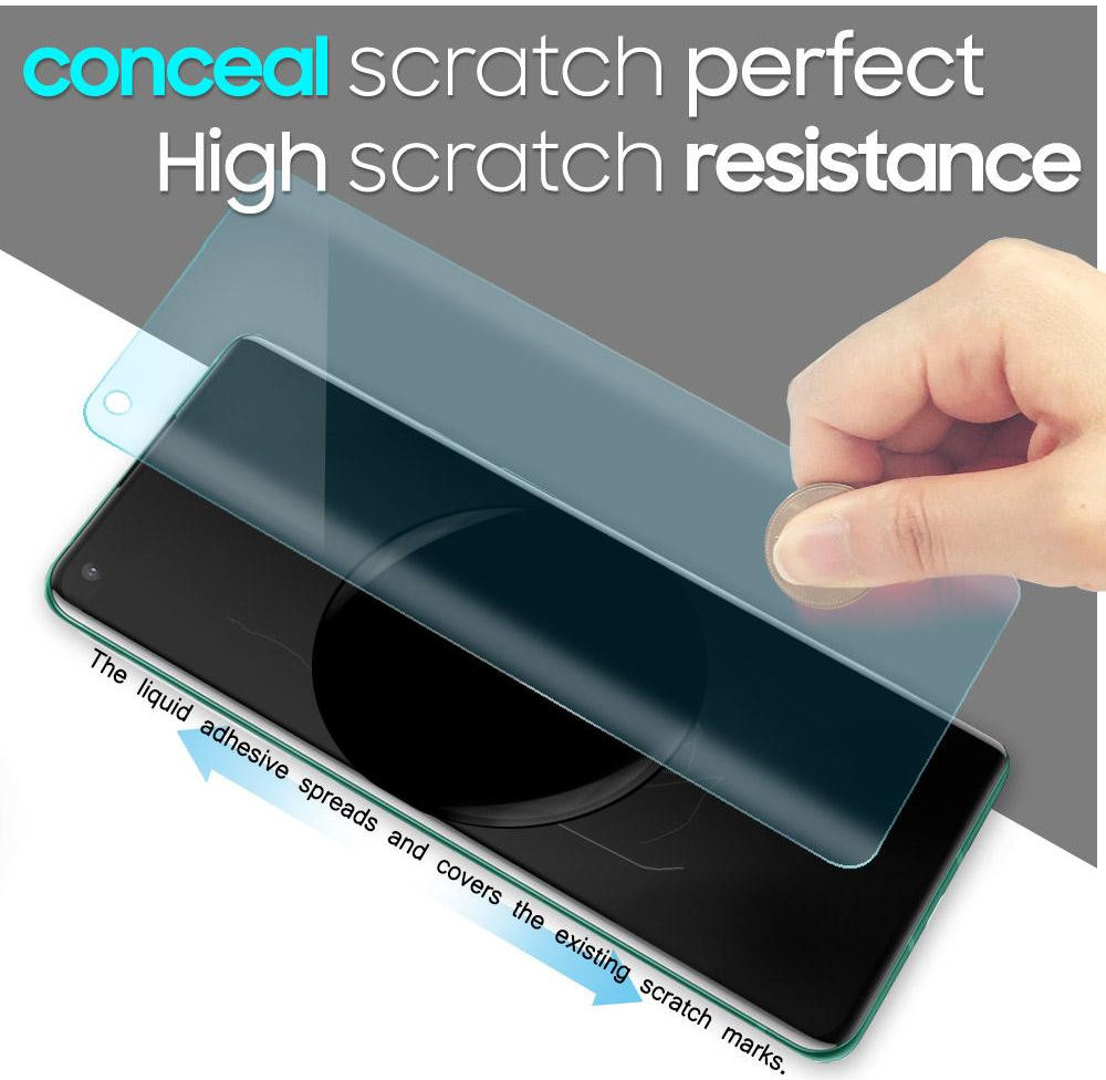 Whitestone Dome Glass OnePlus 8 Pro Screenprotector afbeelding 4