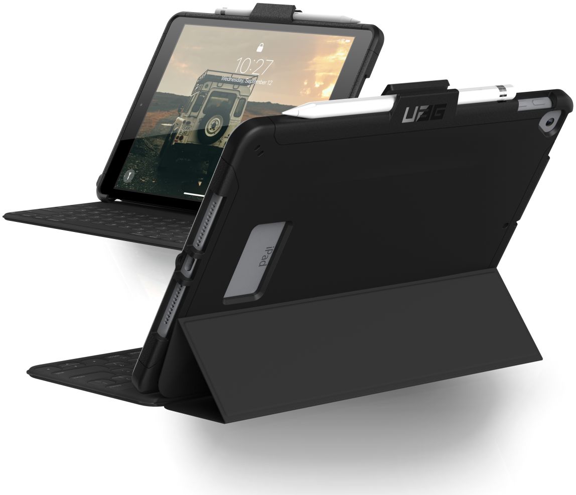 Urban Armor Gear Scout Apple iPad 10.2 (2019/2020/2021) Hoes Zwart afbeelding 1