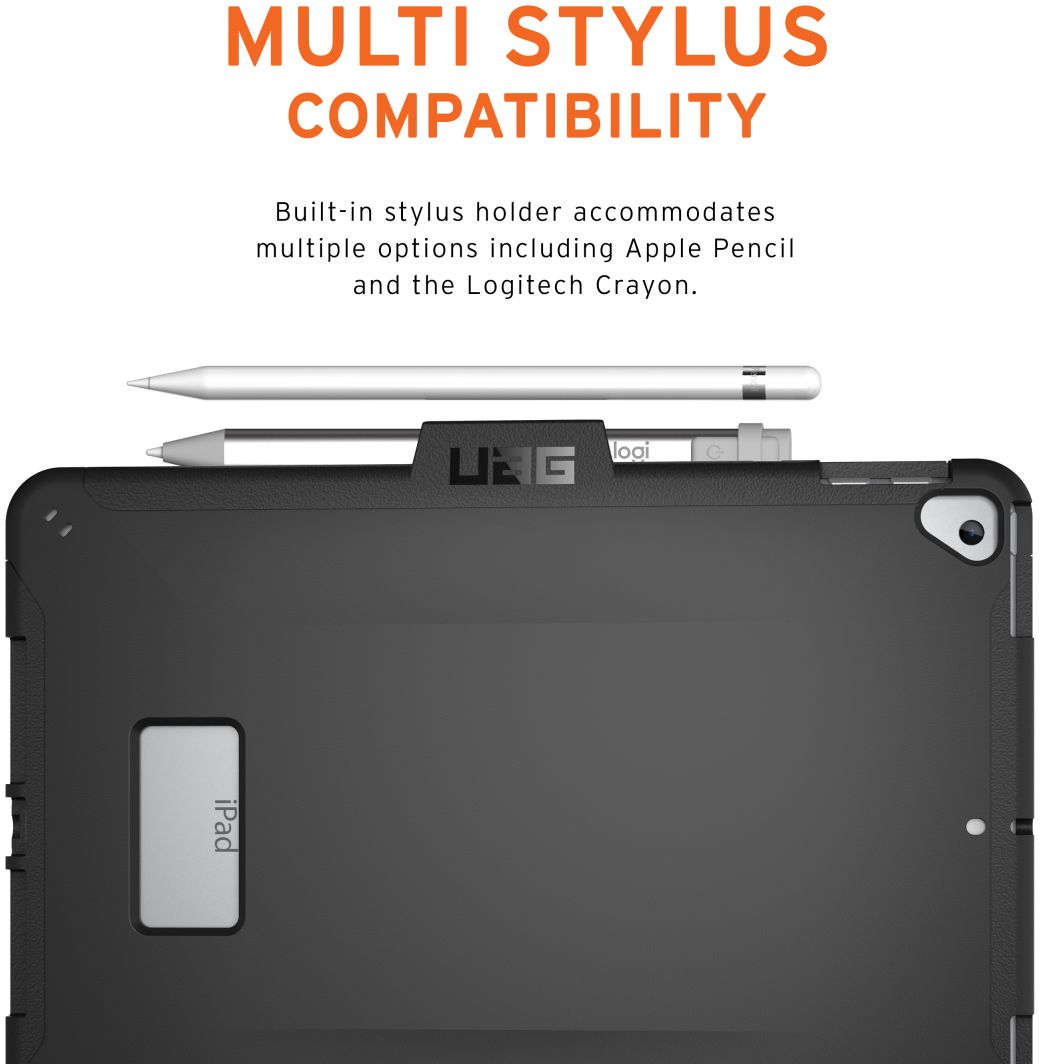 Urban Armor Gear Scout Apple iPad 10.2 (2019/2020/2021) Hoes Zwart afbeelding 6