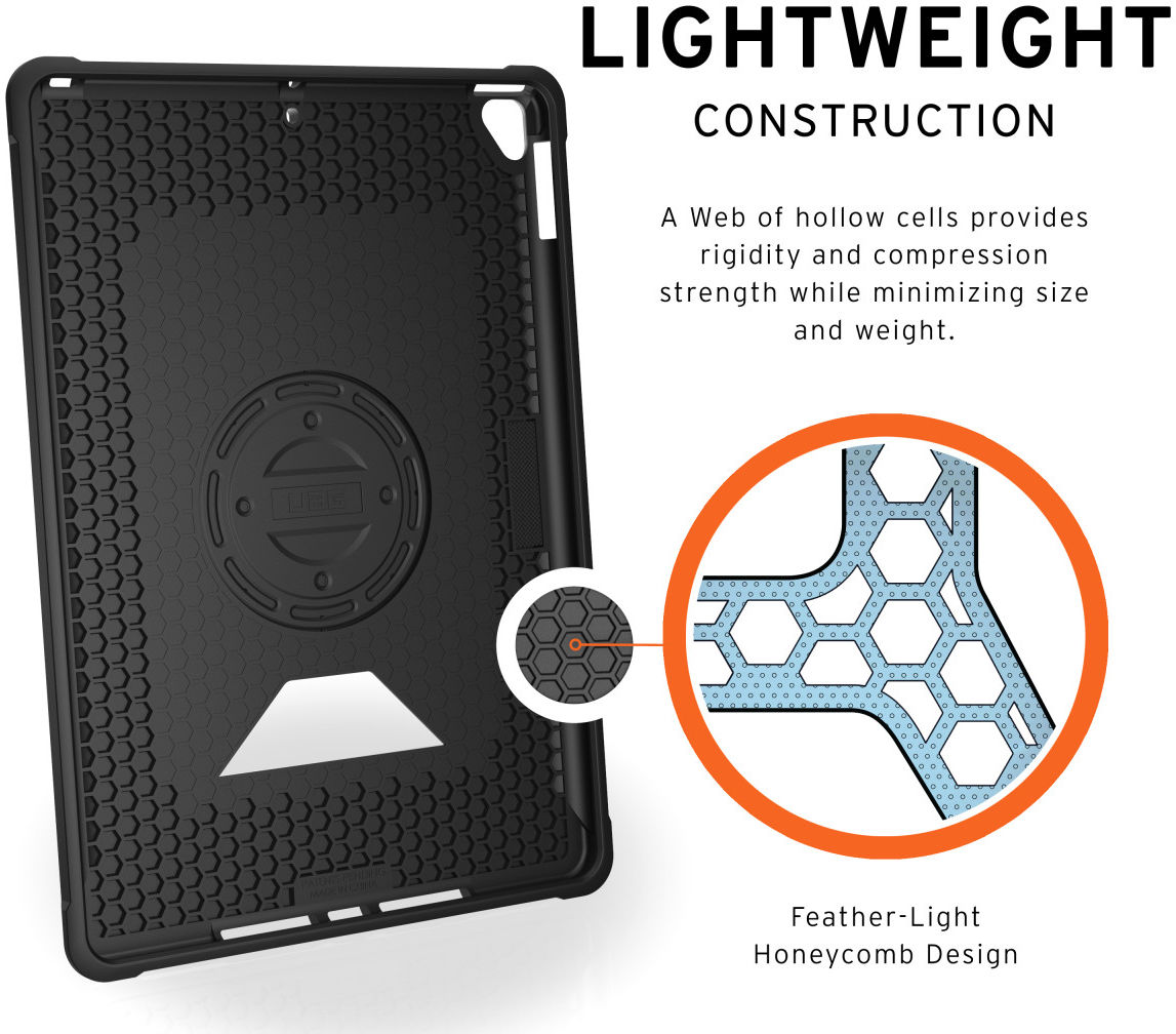 UAG Metropolis iPad 10.2 (2019 / 2020 / 2021) Hoes met Handstrap Zwart afbeelding 15