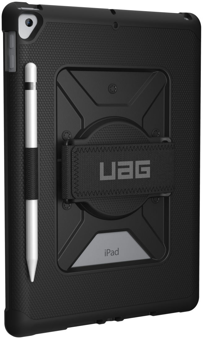 UAG Metropolis iPad 10.2 (2019 / 2020 / 2021) Hoes met Handstrap Zwart afbeelding 2