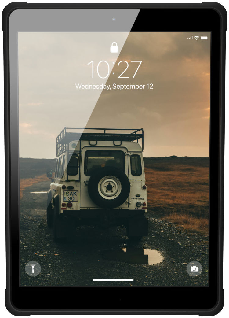 UAG Metropolis iPad 10.2 (2019 / 2020 / 2021) Hoes met Handstrap Zwart afbeelding 5