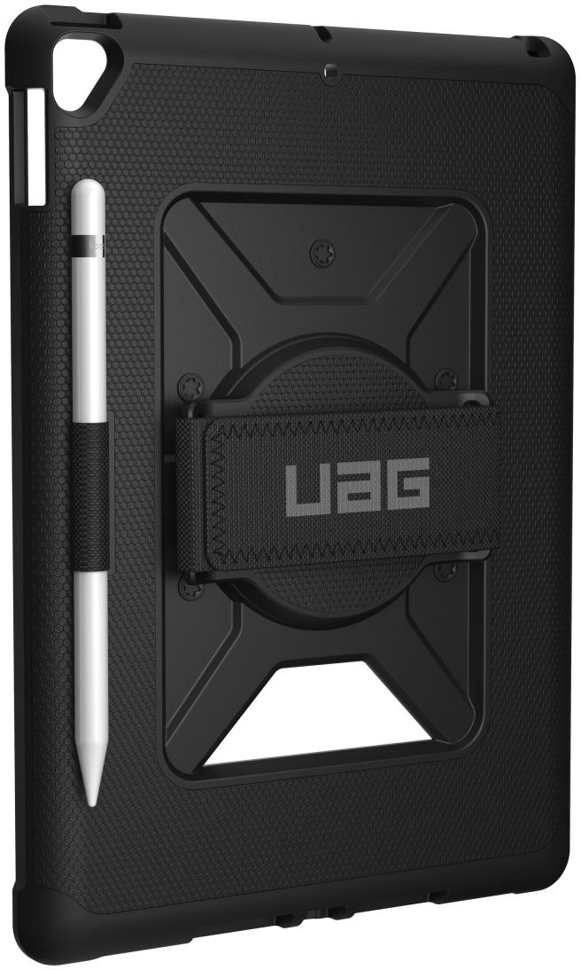 UAG Metropolis iPad 10.2 (2019 / 2020 / 2021) Hoes met Handstrap Zwart afbeelding 8