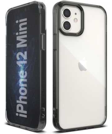 Ringke Fusion Apple iPhone 12 Mini Hoesje Transparant/Zwart Hoesjes