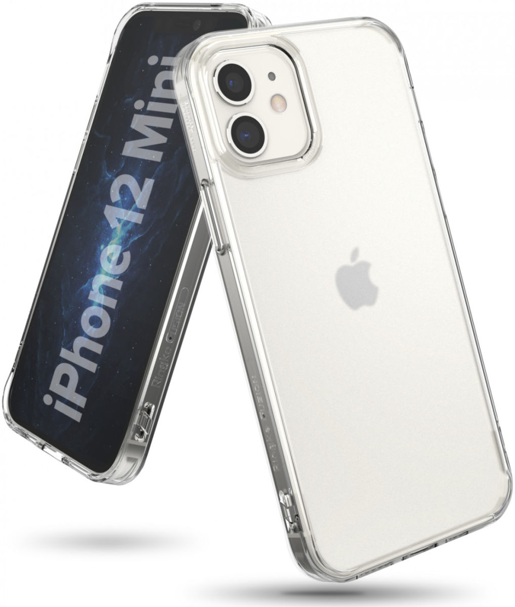 Ringke Fusion Apple iPhone 12 Mini Hoesje Matte Transparant afbeelding 1