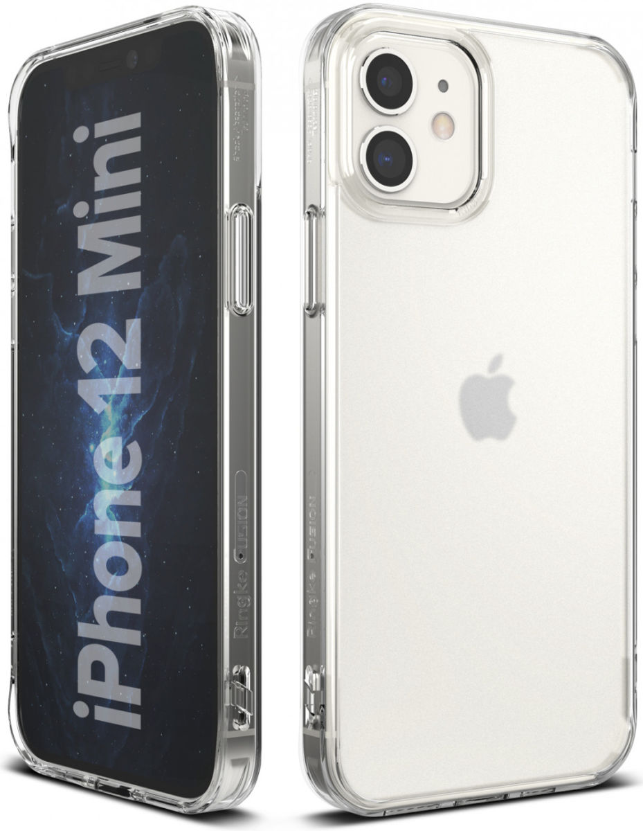 Ringke Fusion Apple iPhone 12 Mini Hoesje Matte Transparant afbeelding 2