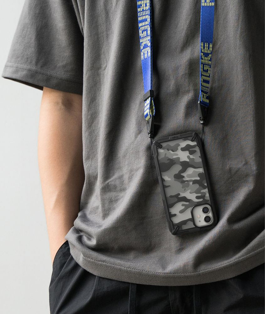 Ringke Fusion X Apple iPhone 12 Mini Hoesje Camo Zwart afbeelding 10