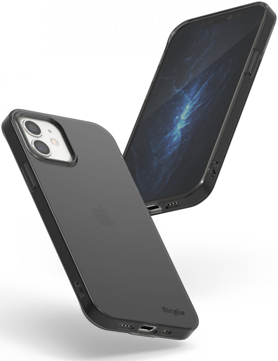 Ringke Air Apple iPhone 12 Mini Hoesje Flexibel TPU Smoke Black afbeelding 2