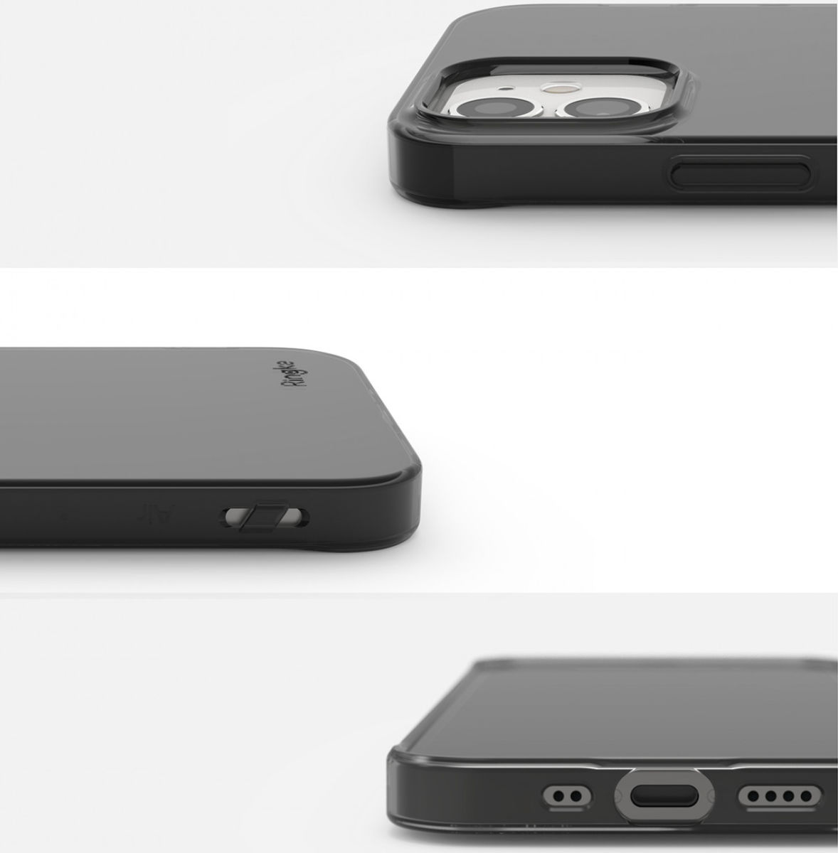 Ringke Air Apple iPhone 12 Mini Hoesje Flexibel TPU Smoke Black afbeelding 5