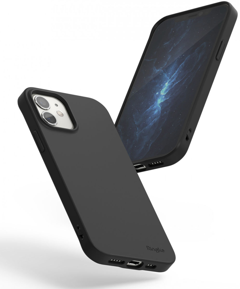 Ringke Air S Apple iPhone 12 Mini Hoesje Flexibel TPU Zwart afbeelding 1