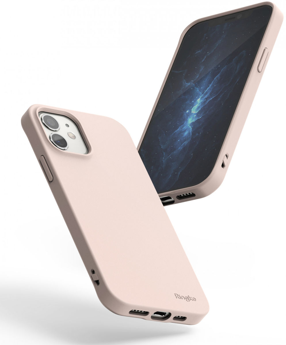 Ringke Air S Apple iPhone 12 Mini Hoesje Flexibel TPU Roze afbeelding 1