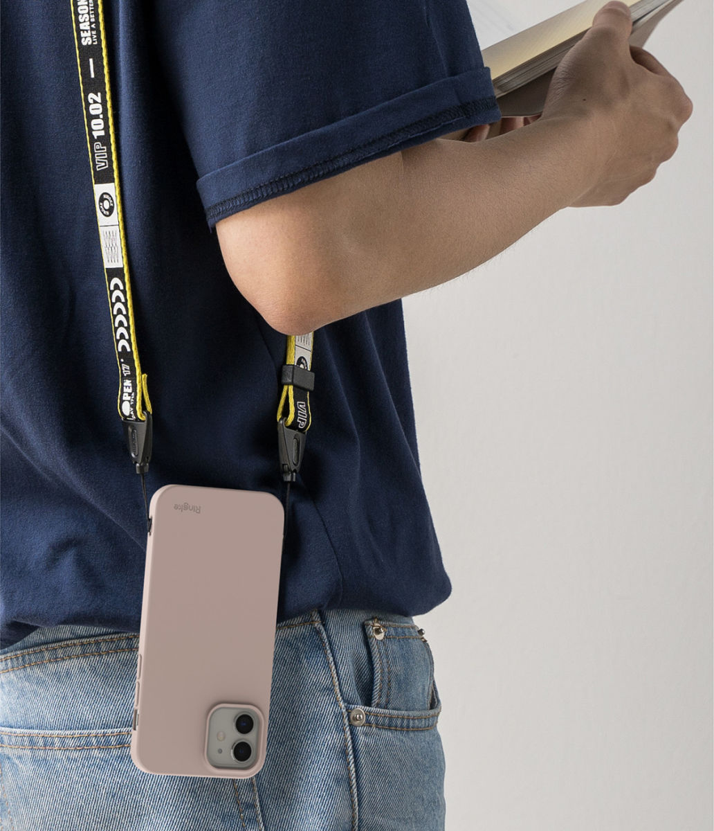 Ringke Air S Apple iPhone 12 Mini Hoesje Flexibel TPU Roze afbeelding 10