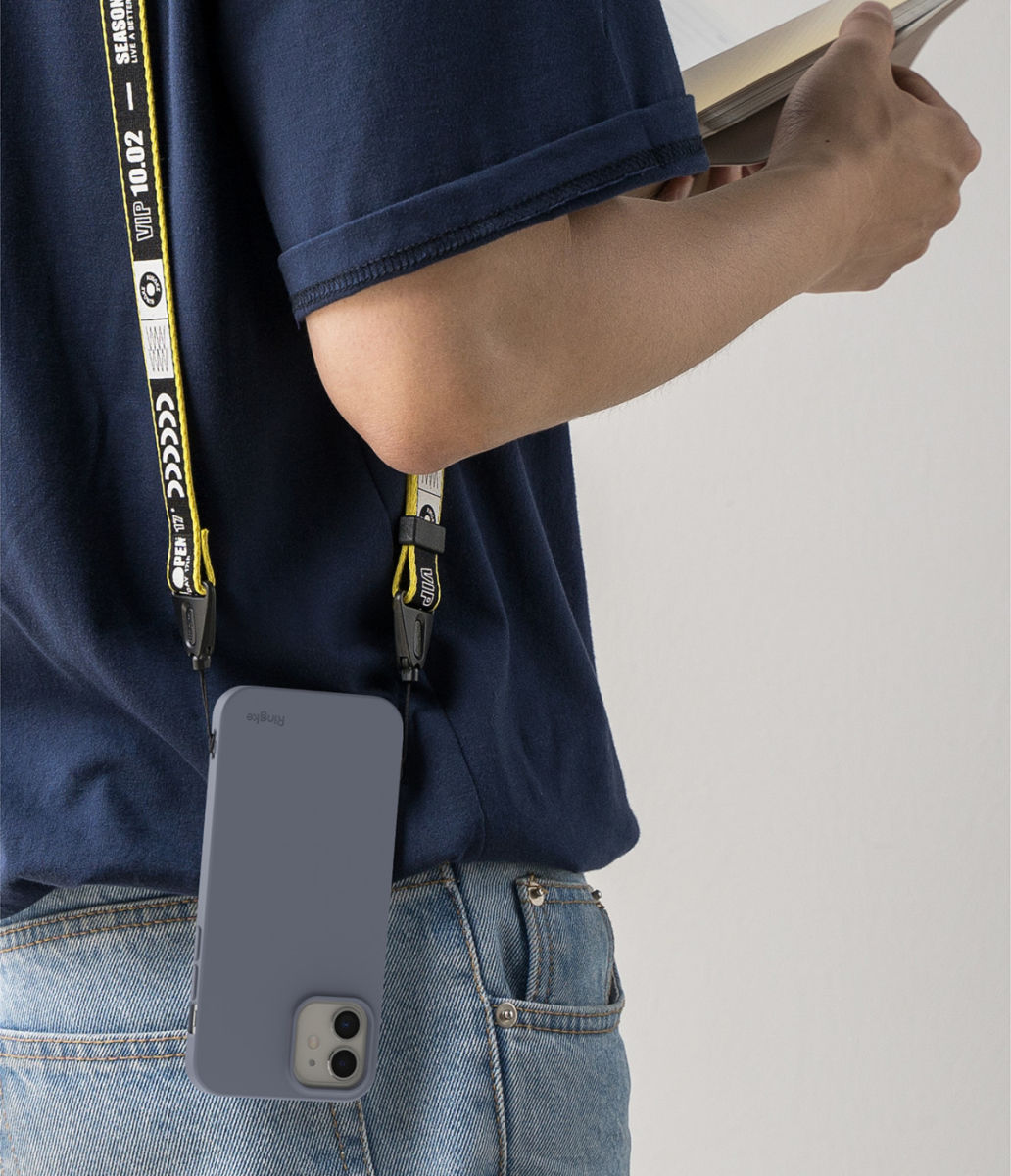 Ringke Air S Apple iPhone 12 Mini Hoesje Flexibel TPU Grijs afbeelding 4