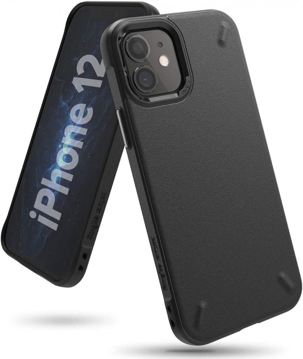 Ringke Onyx Apple iPhone 12 Mini Hoesje Flexibel TPU Zwart afbeelding 2