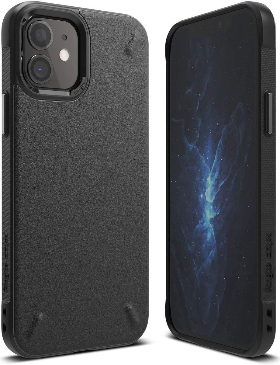 Ringke Onyx Apple iPhone 12 Mini Hoesje Flexibel TPU Zwart afbeelding 1