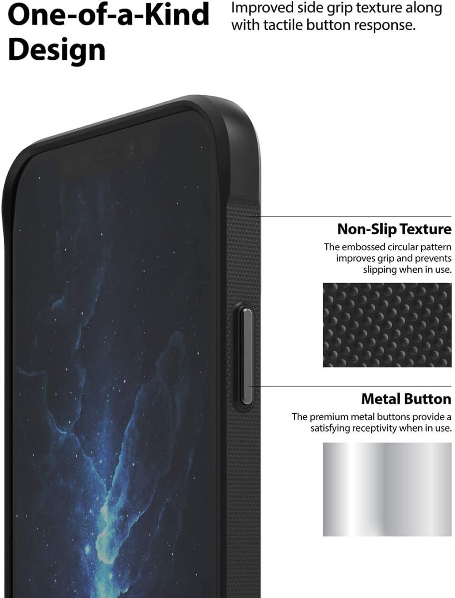 Ringke Onyx Apple iPhone 12 Mini Hoesje Flexibel TPU Zwart afbeelding 6