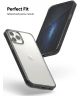 Ringke Fusion Apple iPhone 12 / 12 Pro Hoesje Transparant Zwart