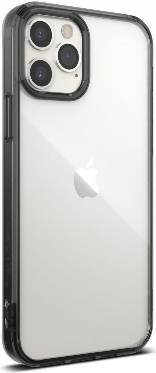 Ringke Fusion Apple iPhone 12 / 12 Pro Hoesje Transparant Zwart afbeelding 2