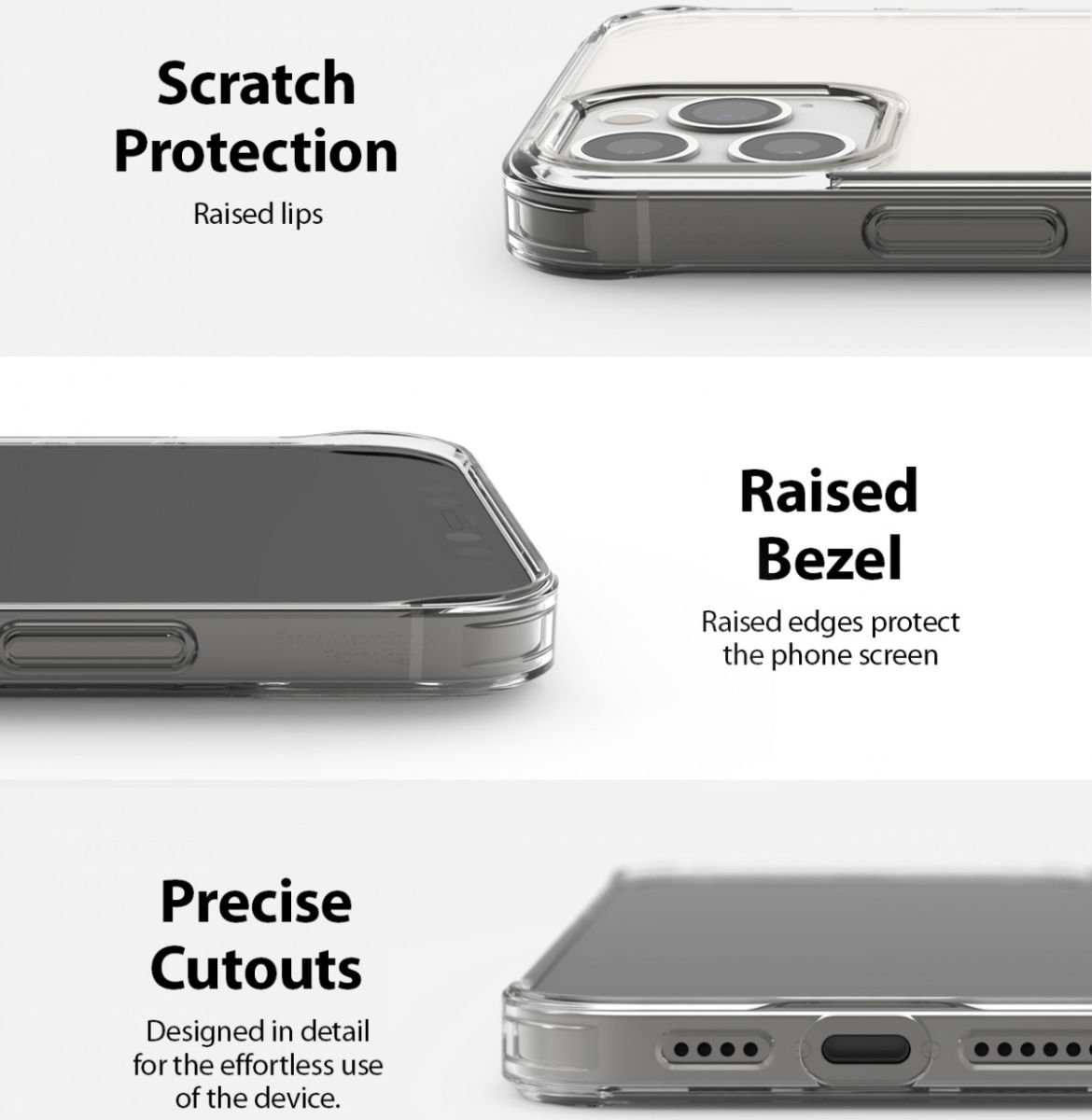 Ringke Fusion Apple iPhone 12 / 12 Pro Hoesje Matte Transparant afbeelding 7
