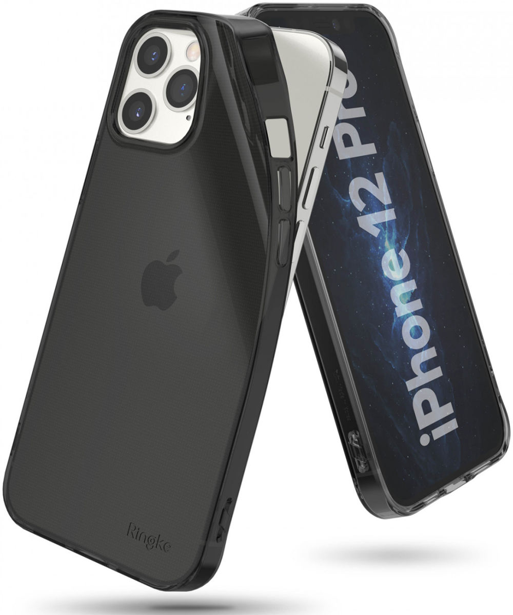 Ringke Air Apple iPhone 12 / 12 Pro Hoesje Flexibel TPU Zwart afbeelding 1