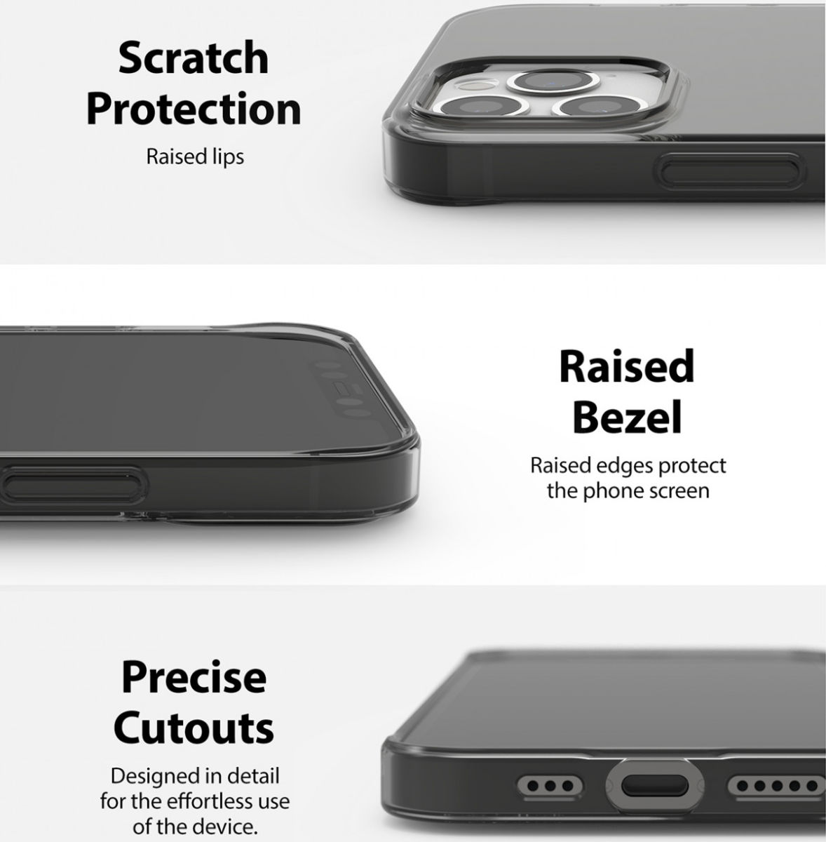 Ringke Air Apple iPhone 12 / 12 Pro Hoesje Flexibel TPU Zwart afbeelding 9