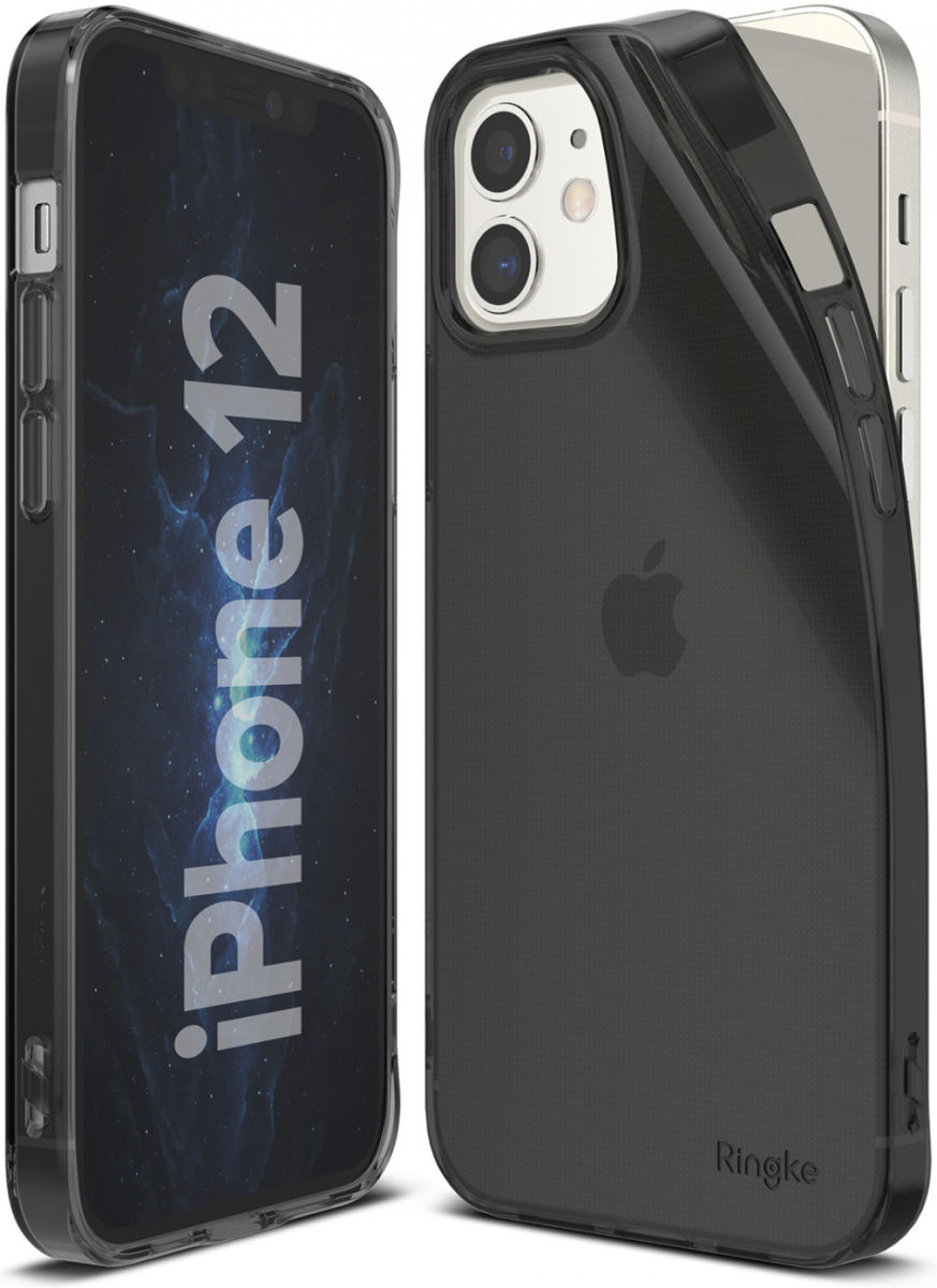 Ringke Air Apple iPhone 12 / 12 Pro Hoesje Flexibel TPU Zwart afbeelding 3