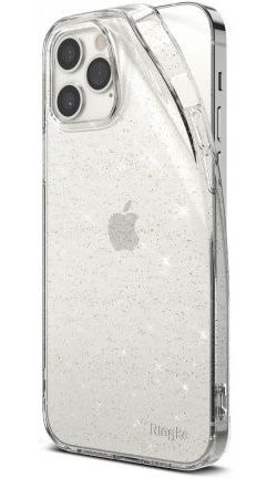 Ringke Air Apple iPhone 12 / 12 Pro Hoesje Flexibel TPU Glitter Clear afbeelding 2
