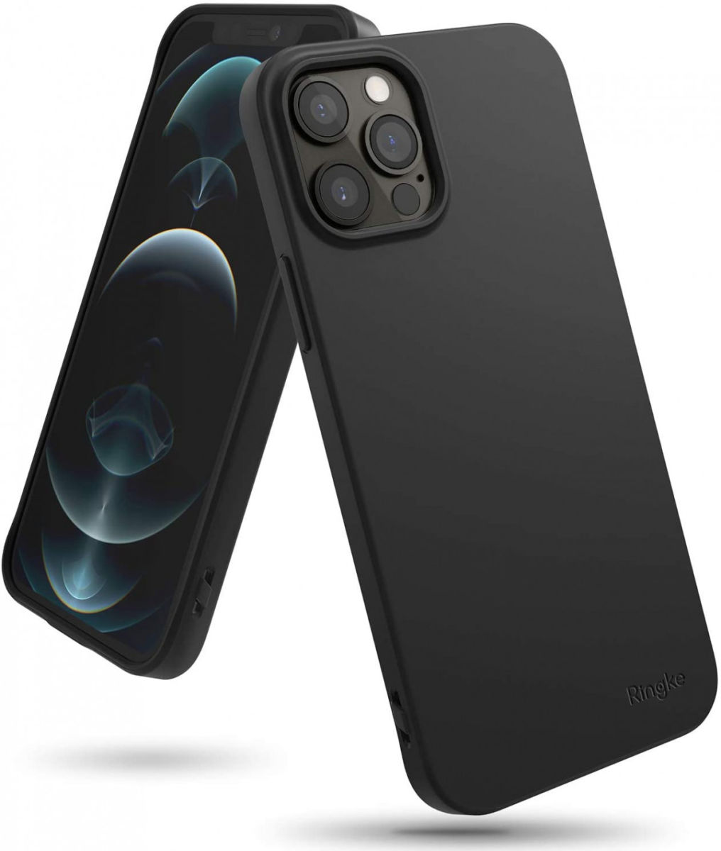 Ringke Air S Apple iPhone 12 / 12 Pro Hoesje Flexibel TPU Zwart afbeelding 1