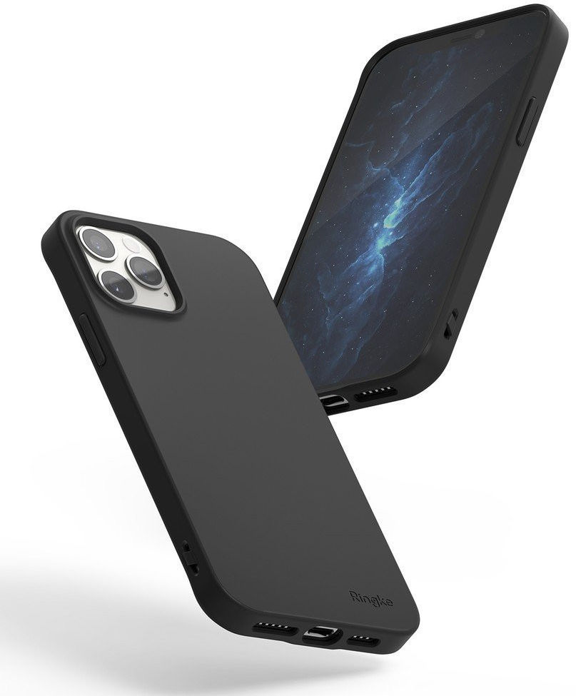 Ringke Air S Apple iPhone 12 / 12 Pro Hoesje Flexibel TPU Zwart afbeelding 4