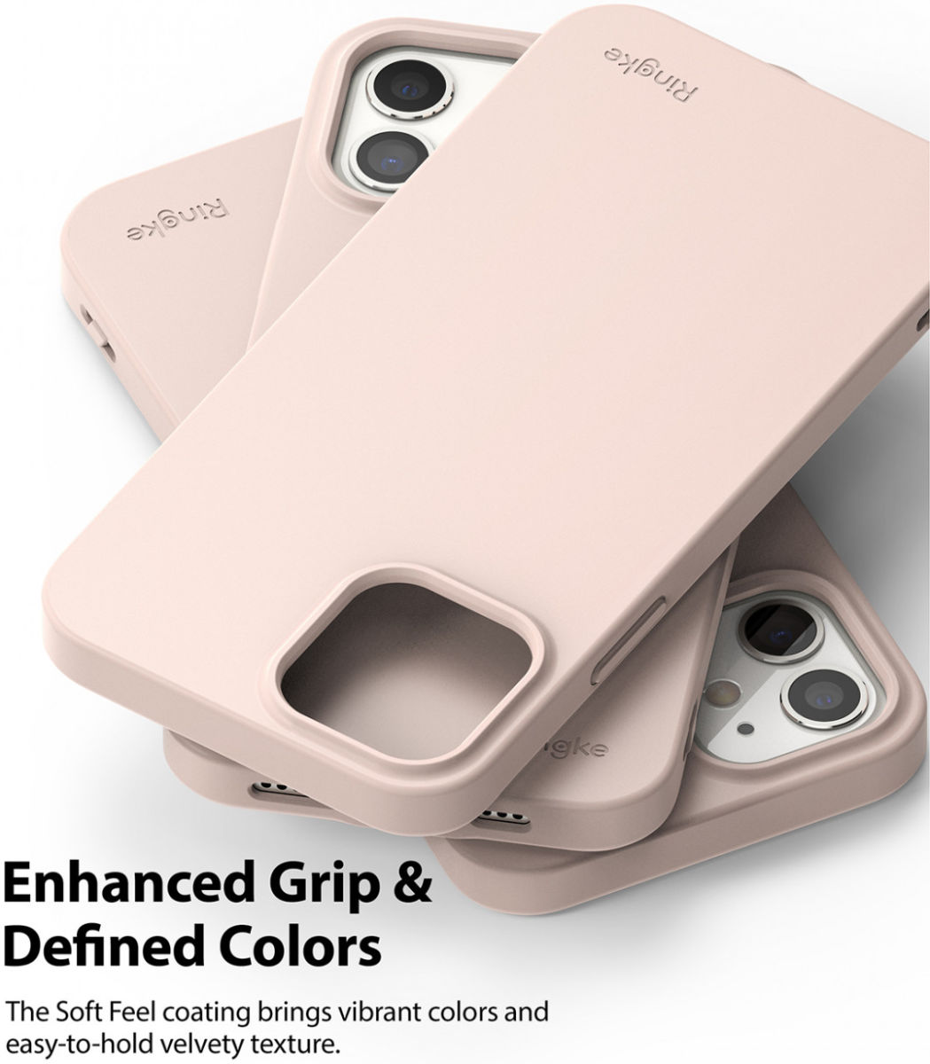 Ringke Air S Apple iPhone 12 / 12 Pro Hoesje Flexibel TPU Roze afbeelding 5