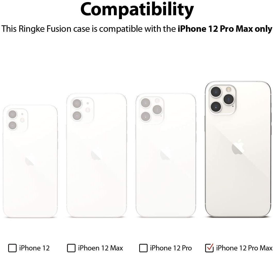 Ringke Fusion Apple iPhone 12 Pro Max Hoesje Transparant afbeelding 10