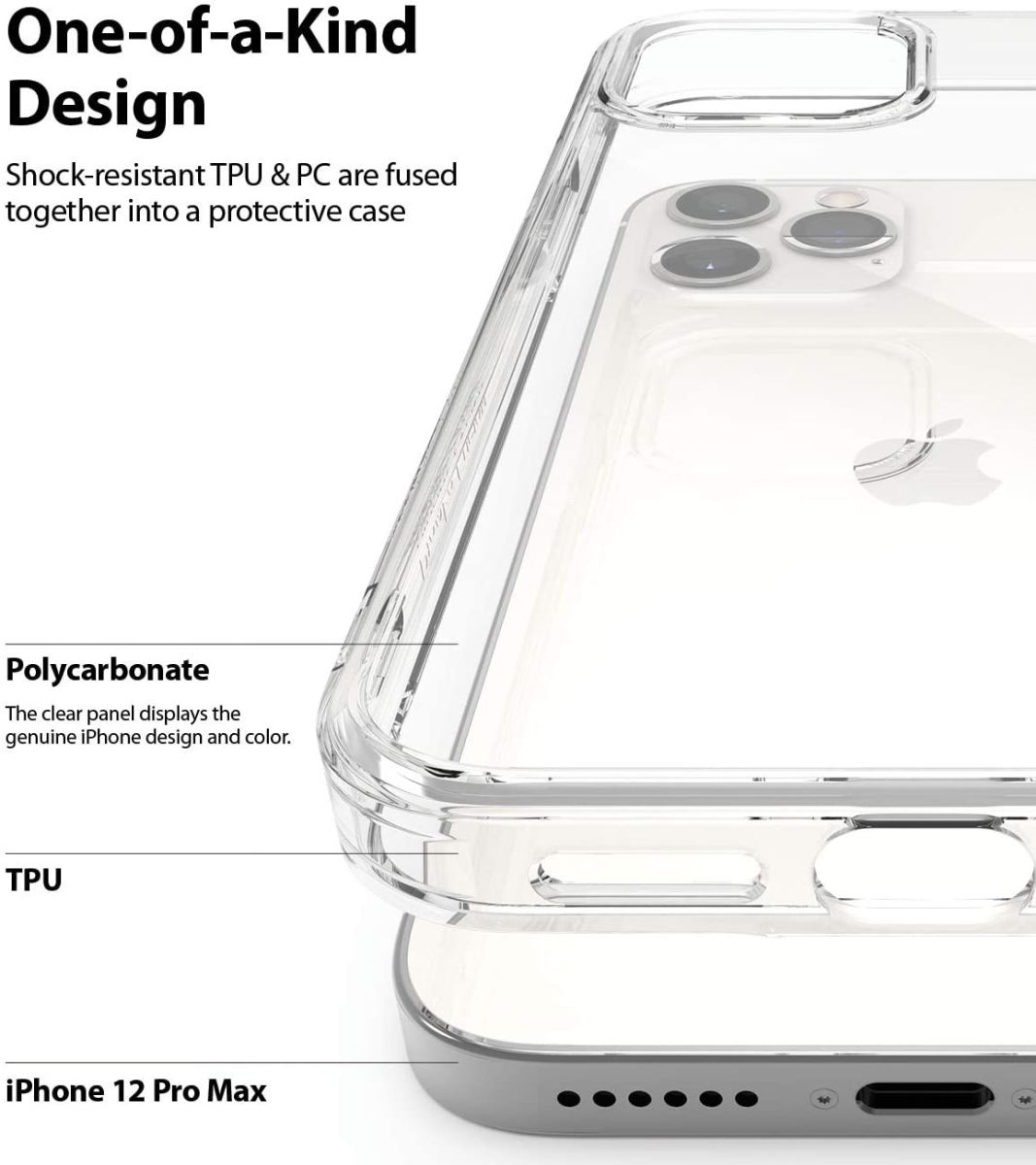 Ringke Fusion Apple iPhone 12 Pro Max Hoesje Transparant afbeelding 4