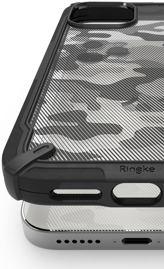 Ringke Fusion X Apple iPhone 12 Pro Max Hoesje Camo Zwart afbeelding 5