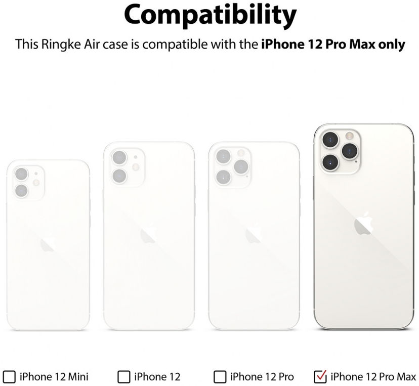 Ringke Air Apple iPhone 12 Pro Max Hoesje Transparant afbeelding 6