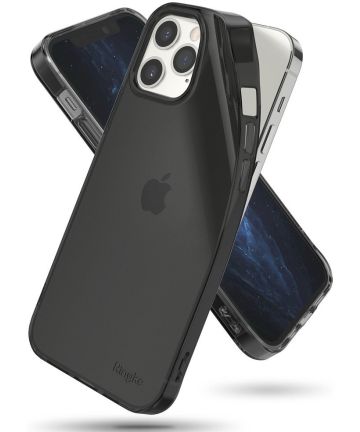 Ringke Air Apple iPhone 12 Pro Max Hoesje Transparant Zwart Hoesjes