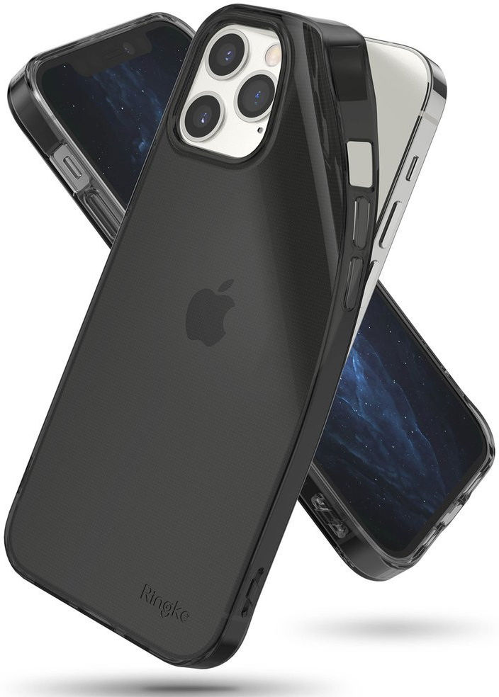 Ringke Air Apple iPhone 12 Pro Max Hoesje Transparant Zwart afbeelding 1