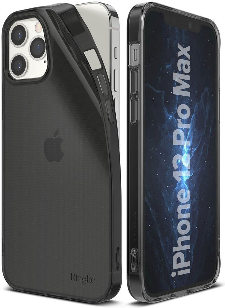 Ringke Air Apple iPhone 12 Pro Max Hoesje Transparant Zwart afbeelding 2