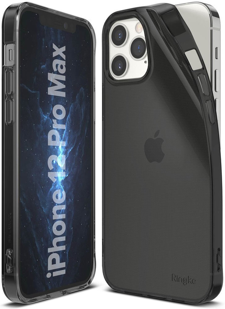 Ringke Air Apple iPhone 12 Pro Max Hoesje Transparant Zwart afbeelding 3